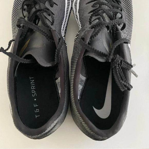 Nike Ja Fly 4 Track Field Sprinting Spikes Black White Gold Men’s 13 DR2741-001 - Picture 12 of 13